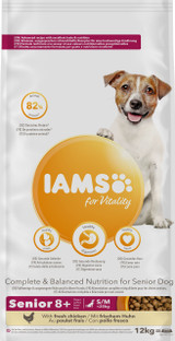 Iams Dog Senior Small/Medium Chicken 12kg