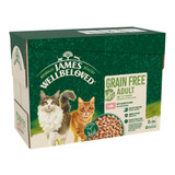 James Wellbeloved Adult Cat Grain Free Salmon in Gravy Pouches 12 x 85g