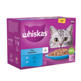 Whiskas Pch 11+ Fish Favour Jel 4x12x85g