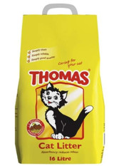 Thomas Natural Mineral Non-Clumping Cat Litter 16L Bag
