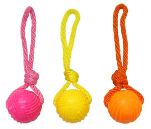 Good Boy Glow In The Drk Ball On Rope