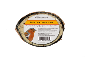 Johnston & Jeff Suet Coconut Halves Plain