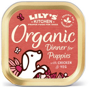 Lilys Kitchen Organic Puppy Din 11x150g Lilys Kitchen Organic Puppy Din 11x150g