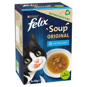 Felix Soup Original Fish Selection 6x48g