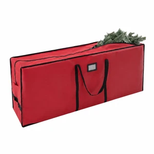 Christmas Xmas Tree Decoration Zip Up Sack Fabric Storage Bag