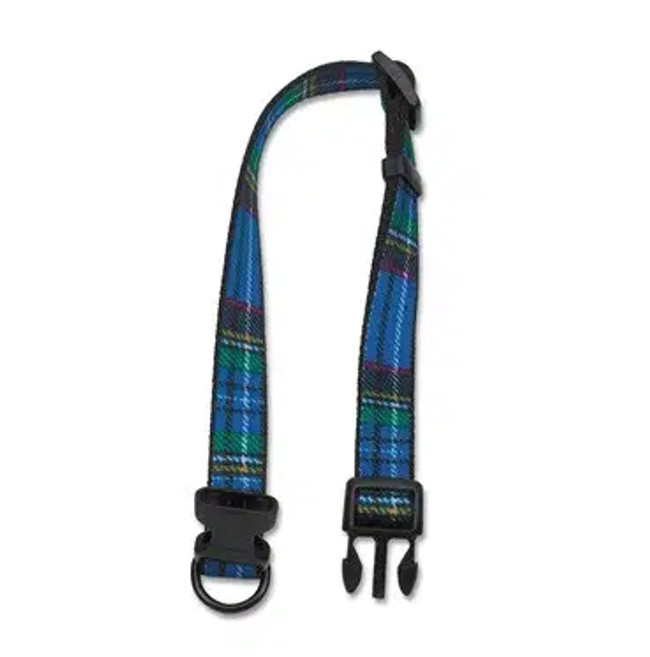 Ancol Tartan Adj Coll Blue 45cm-70cm 5-9 Ancol Tartan Adj Coll Blue 45cm-70cm 5-9