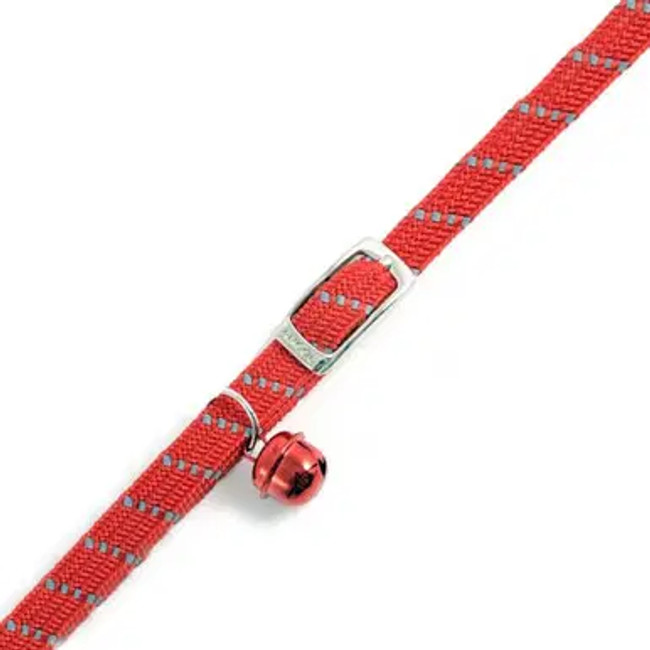 Ancol Cat Col Soft Weave Refl Red