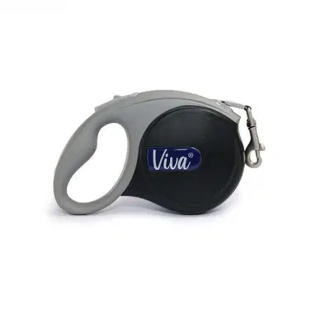 Ancol Viva Retractable Lead Med Blck Ancol Viva Retractable Lead Med Blck