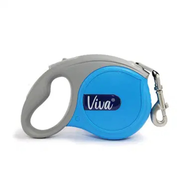Ancol Viva Retractable Lead Lrg Blue Ancol Viva Retractable Lead Lrg Blue