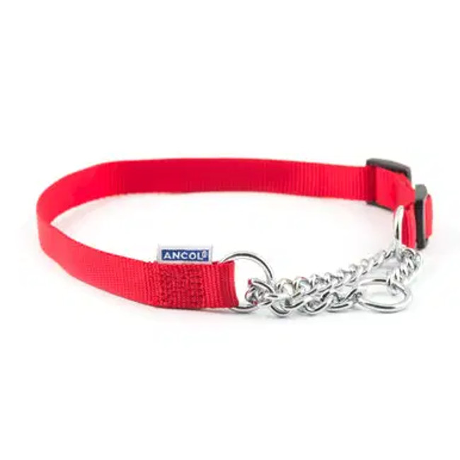 Ancol Nyl Chain Check Coll Rd S1-2 Ancol Nyl Chain Check Coll Rd S1-2
