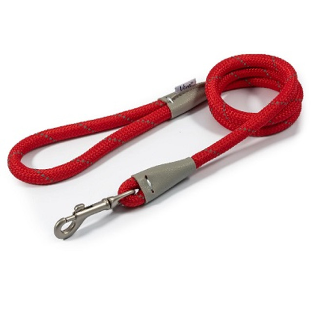 Ancol Viva Rope Refl Snp Lead Red12mm Ancol Viva Rope Refl Snp Lead Red12mm