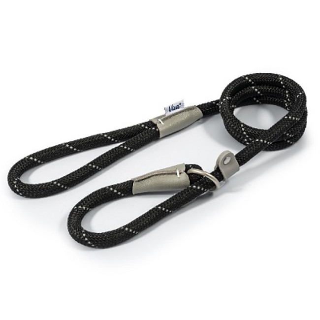 Ancol Viva Rope Refl Slp Lead Blk12mm Ancol Viva Rope Refl Slp Lead Blk12mm
