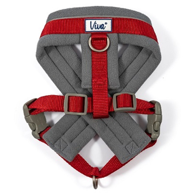 Ancol Viva Pad Harness Red 32-42cm Ancol Viva Pad Harness Red 32-42cm