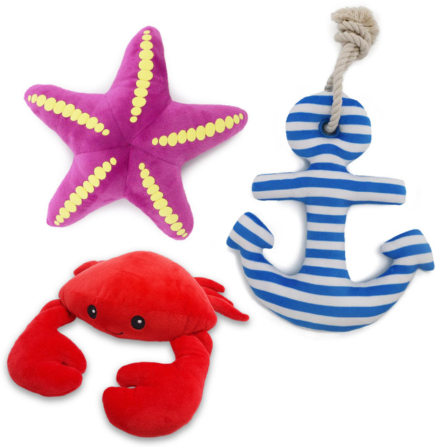 Ancol Starfish Crab&Anchor Made From x3 Ancol Starfish Crab&Anchor Made From x3