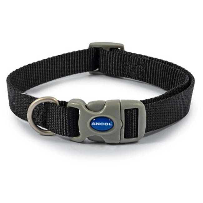 Ancol Viva Quick Fit Collar Blck 30-50cm Ancol Viva Quick Fit Collar Blck 30-50cm