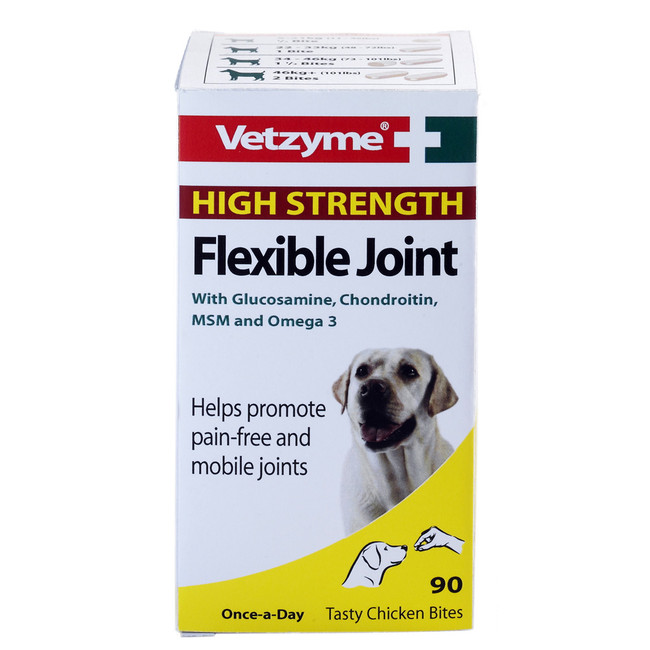 Vetzyme Flex HiStrength Joint Tabs 3x90 Vetzyme Flex HiStrength Joint Tabs 3x90
