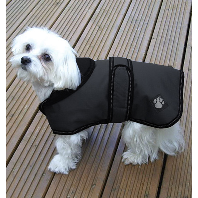 DD Luxury Dog Coat Ebony DD Luxury Dog Coat Ebony