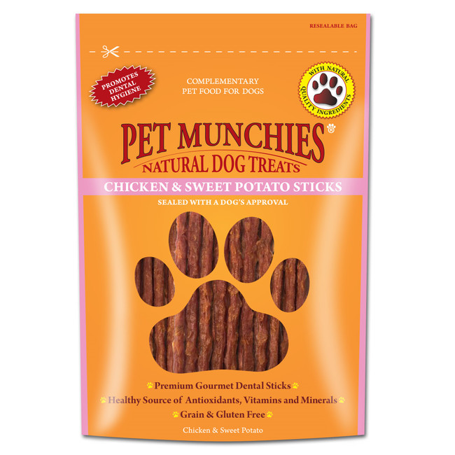 Pet Munchies Dog Treat Ckn S/Pot 8x90g Pet Munchies Dog Treat Ckn S/Pot 8x90g