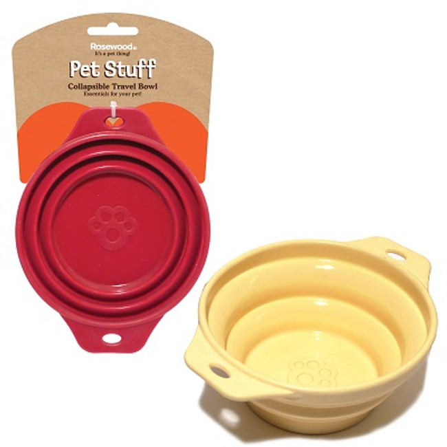 Rosewood Pet Stuff Travel Bowl Rosewood Pet Stuff Travel Bowl