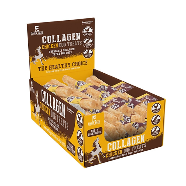 Daily Eats Collagen Chk Med Rolls 35x50g Daily Eats Collagen Chk Med Rolls 35x50g