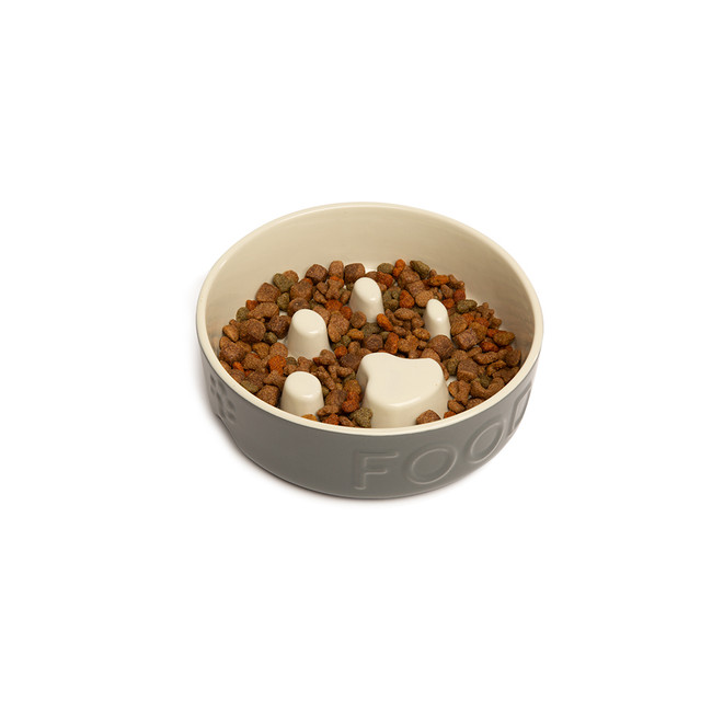 Scruffs Classic Slow Food Grey Bowl 20cm Scruffs Classic Slow Food Grey Bowl 20cm