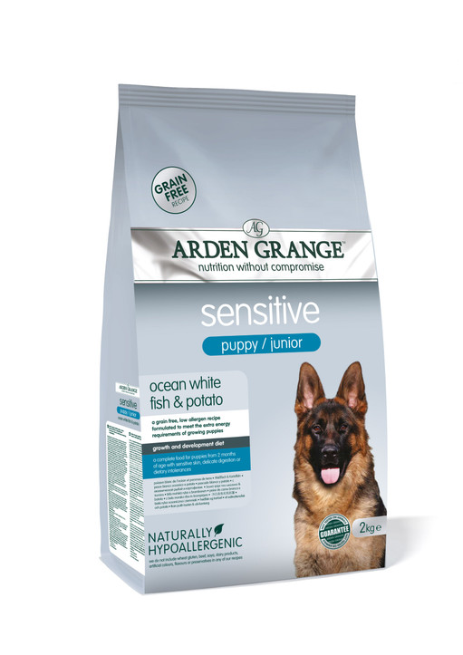 Arden Grange Puppy/Junior Sensitive Ocean White Fish & Potato 2kg Arden Grange Puppy/Junior Sensitive Ocean White Fish & Potato 2kg