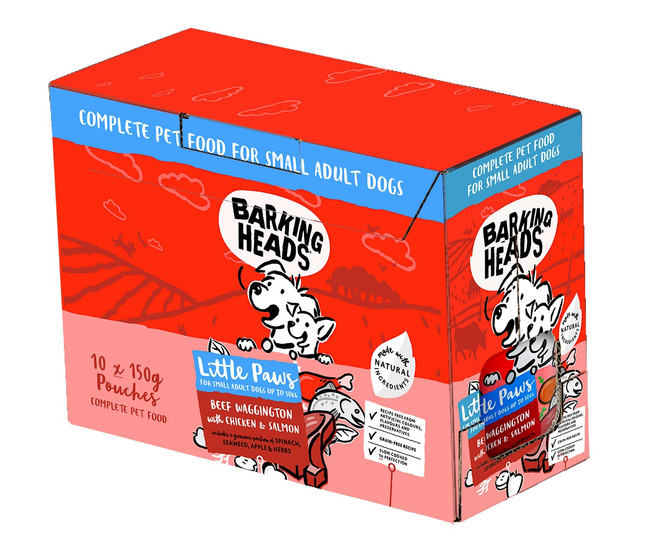 Barking Head Little Paws Wet Bf 10x150g Barking Head Little Paws Wet Bf 10x150g