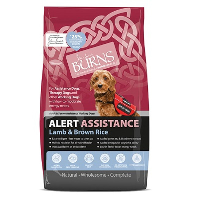 Burns Alert Assistance Lamb & Brown Rice