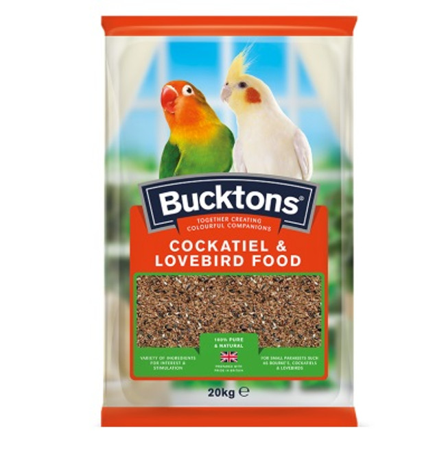 Bucktons Cockatiel & Lovebird Mix Bucktons Cockatiel & Lovebird Mix