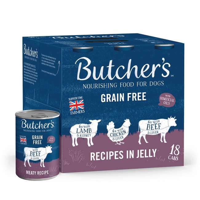 Butchers Tins Recipes GF Jel 18x400g Butchers Tins Recipes GF Jel 18x400g
