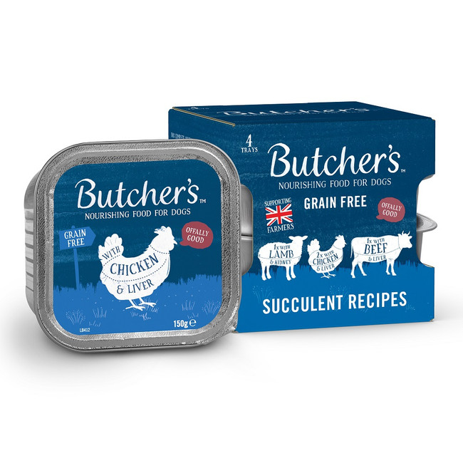 Butcher's Grain Free Succulent Recipes Foils 24x150g