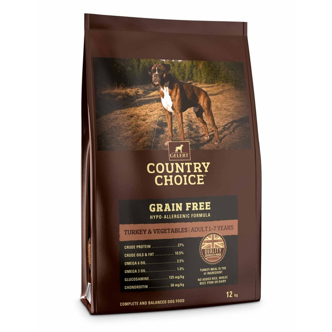 Gelert C Choice Grain Free Turkey & Veg Gelert C Choice Grain Free Turkey & Veg