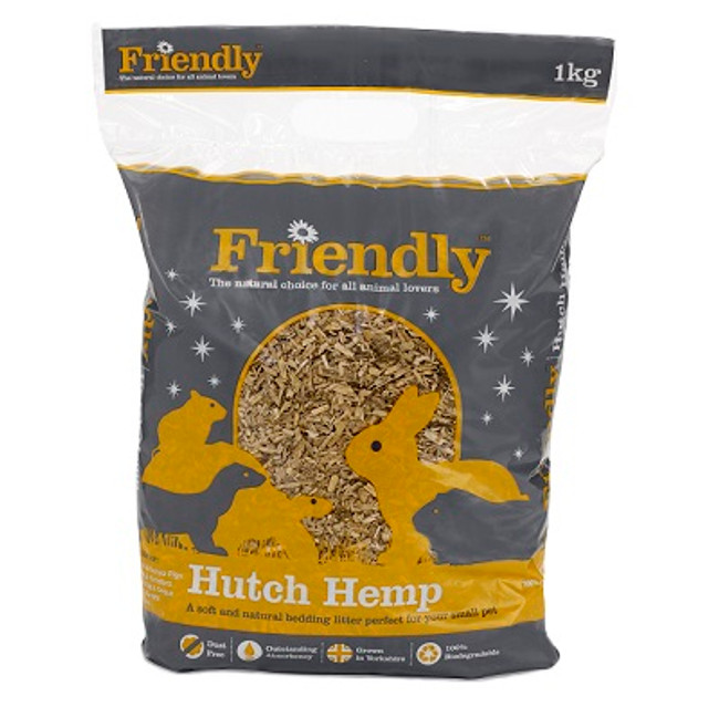 Small Friendly Hutch Hemp 4x1kg Small Friendly Hutch Hemp 4x1kg
