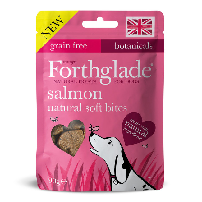Forthglade Nat Soft Bite Treats Sal8x90g Forthglade Nat Soft Bite Treats Sal8x90g