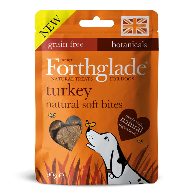 Forthglade Nat Soft Bite Treats Tky8x90g Forthglade Nat Soft Bite Treats Tky8x90g