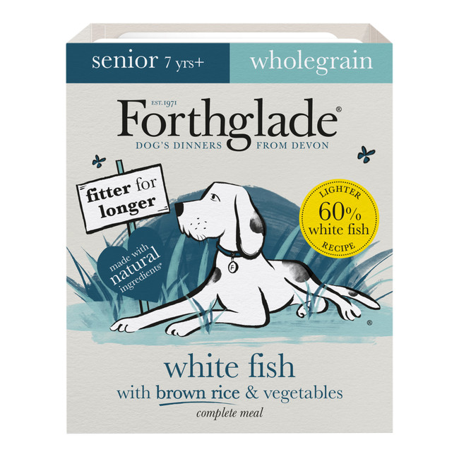 Forthglade Senior Comp WG WhtFsh 18x395g Forthglade Senior Comp WG WhtFsh 18x395g