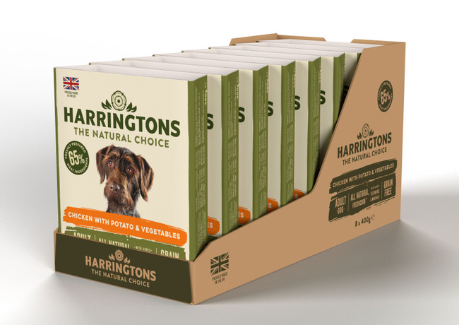 Harringtons Dog Wet Chicken & Pot 8 x 400g Harringtons Dog Wet Chicken & Pot 8 x 400g