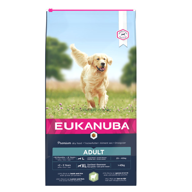 Eukanuba Adult Large Breed Lamb & Rice 12kg Eukanuba Adult Large Breed Lamb & Rice 12kg