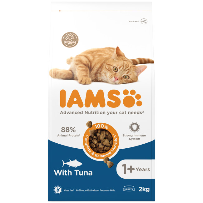 Iams Cat Adult Tuna 2x2kg