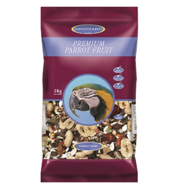 Johnston & Jeff Premium Parrot Fruit 2kg