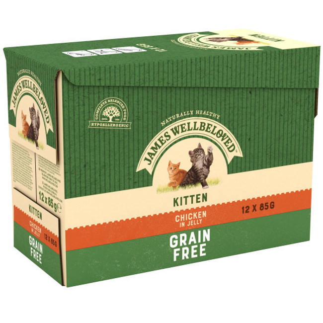 JW Kitten GF Chicken Jel Pch 4x12x85g JW Kitten GF Chicken Jel Pch 4x12x85g