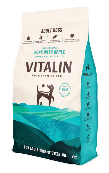 Vitalin Adult Pork Apple 4x2kg
