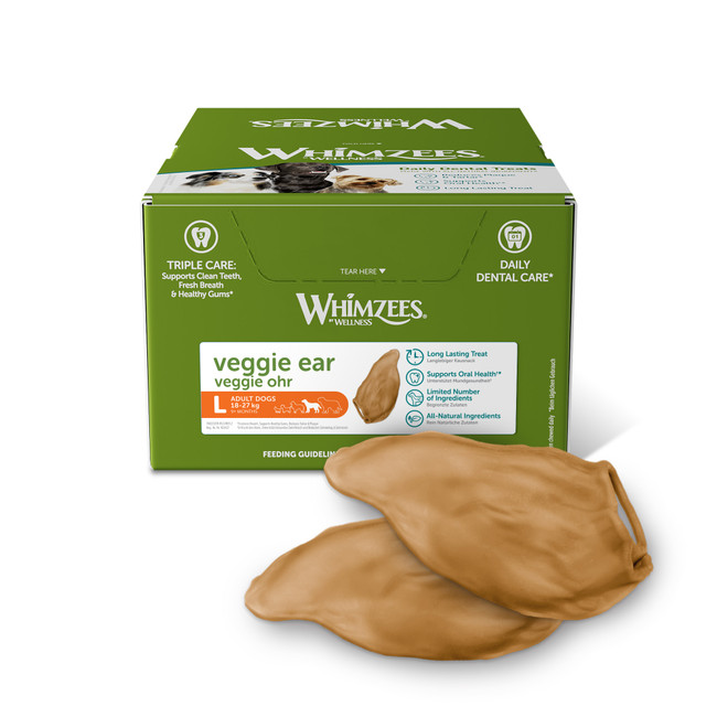 Whimzees Veggie Ear Display Box x18