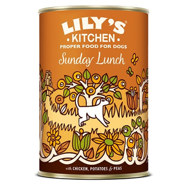 Lilys Kitchen Sunday Lunch 6x400g Lilys Kitchen Sunday Lunch 6x400g