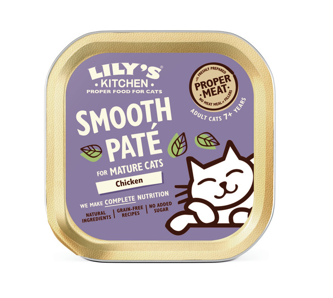 Lilys Kitchen Mature Cat Smth Pate19x85g Lilys Kitchen Mature Cat Smth Pate19x85g
