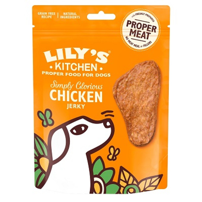 Lilys Kitchen Chicken Jerky Trt 8x70g Lilys Kitchen Chicken Jerky Trt 8x70g