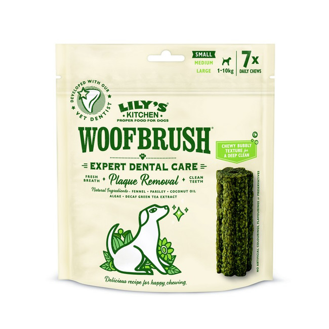 Woofbrush Dental Chew Small 5x154g Woofbrush Dental Chew Small 5x154g