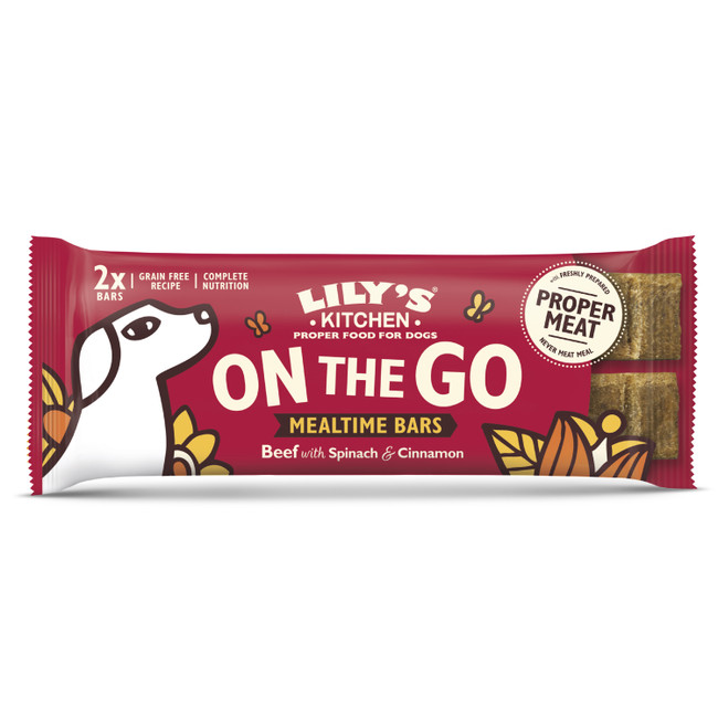 Lilys Kitchen On the Go Bar Beef 16x40g Lilys Kitchen On the Go Bar Beef 16x40g