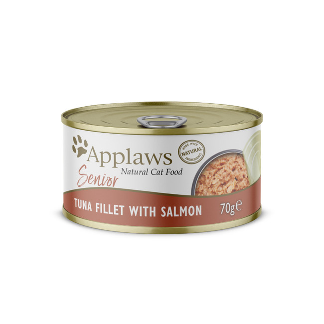 Applaws Cat Senior Tuna&Salm Tins 24x70g Applaws Cat Senior Tuna&Salm Tins 24x70g