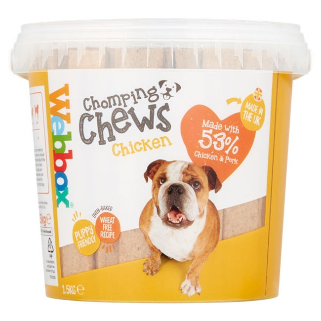 Webbox Chomping Chews Chicken 1.5kg Webbox Chomping Chews Chicken 1.5kg